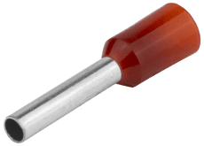 Érvéghüvely szigetelt 1.5 mm2 piros 14mm