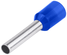 Érvéghüvely szigetelt 2.5 mm2 kék 14mm