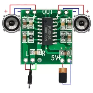 HW-104 - PAM8403 digitális erősítő modul, 2 x 3W