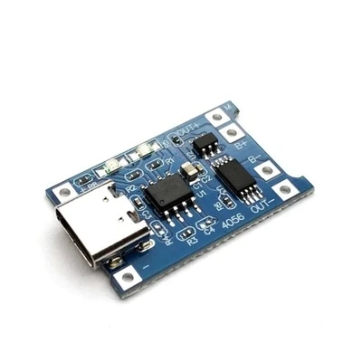 TP4056-1A-MU LI töltő modul USBC