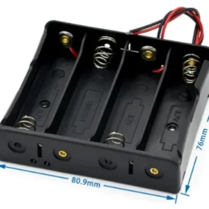 4x18650 W foglalat