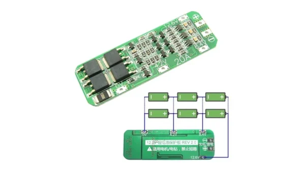 20A BMS 3S 20A / 10A 12.6V