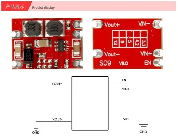 S09 S09 DC-DC Step Up/Down 600mA