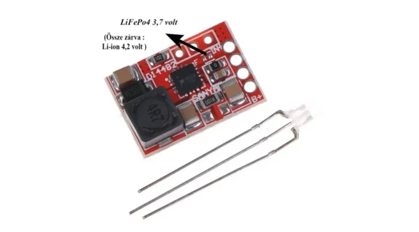 TP5000-2 TP5000 LiIo/LiFePo4 töltő modul (1S)