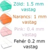 Hővezető szilikon lap hűtőbordához 15x15mm
