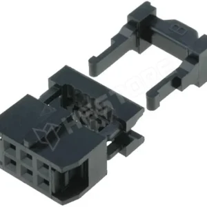 Szalagkábel IDC csatlakozó, anya, dugó, 2.54mm, 2x3, Pólus: 6