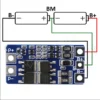 BMS modul, 2S, 7.4V, 10A, balanszerrel BMS HX-2S-JH20